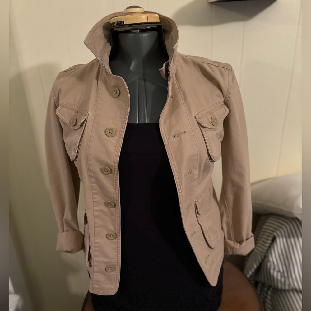 Ralph Lauren Polo khaki jacket- vintage- size Small